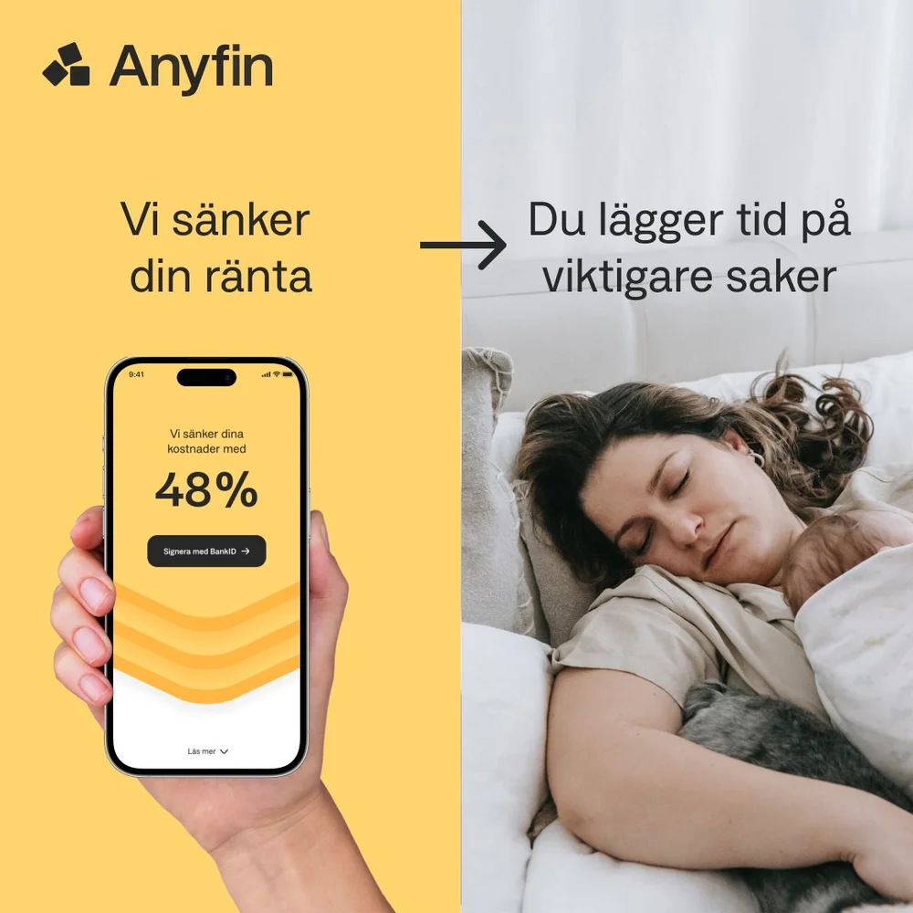 Anyfin social ad variant