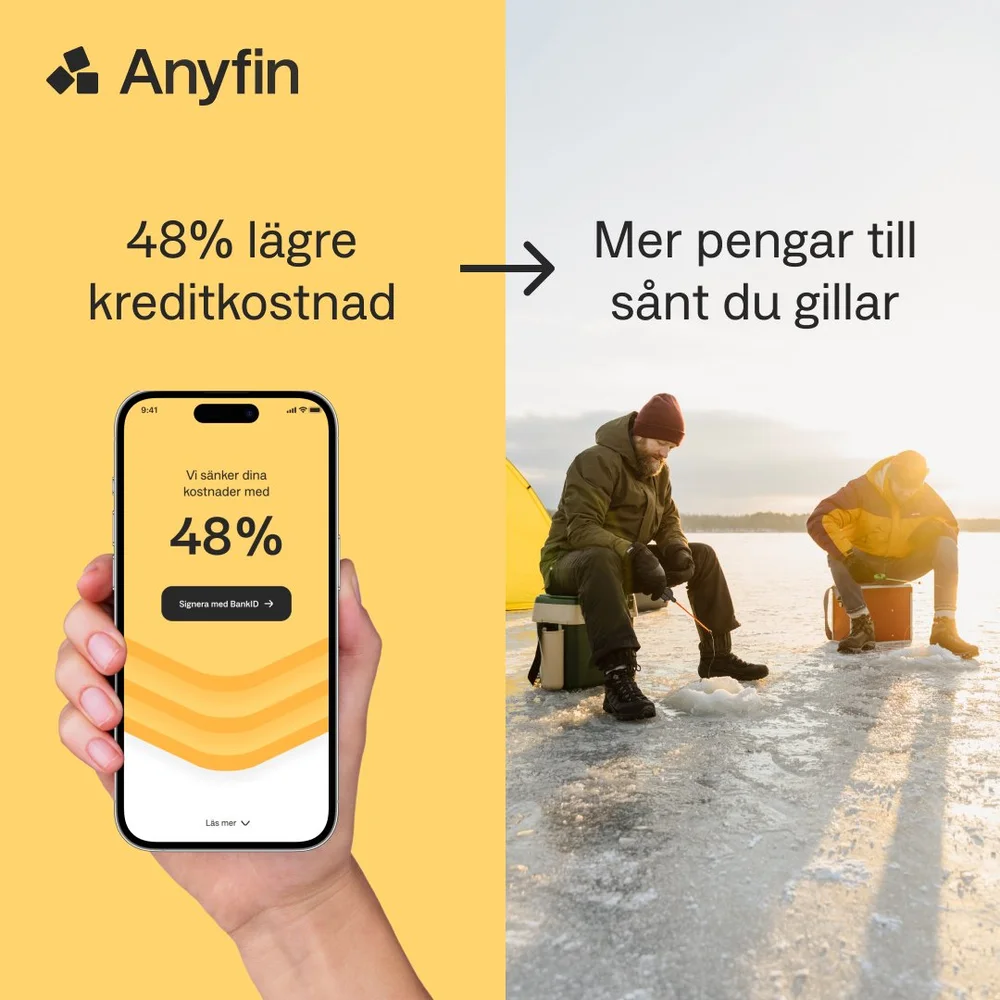 Anyfin social ad variant