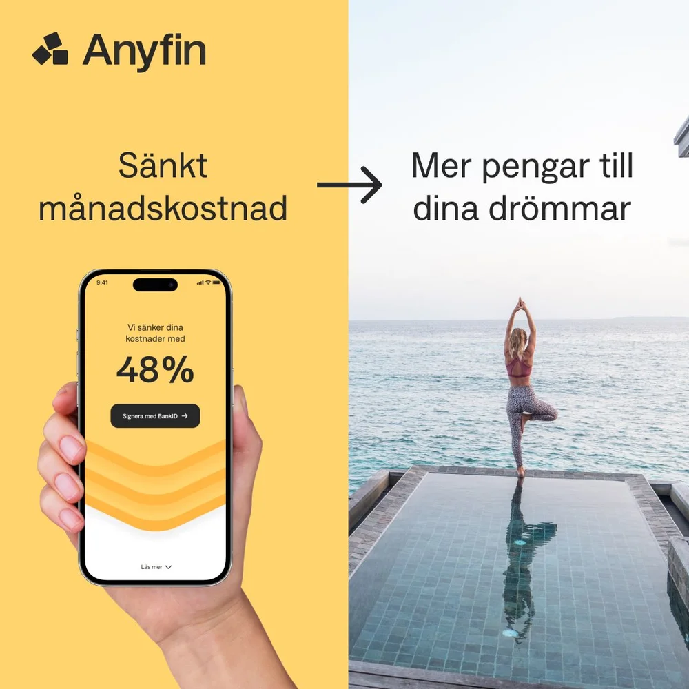 Anyfin social ad variant
