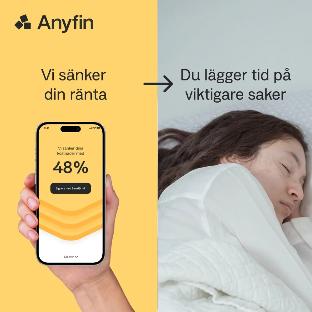 Anyfin social ad variant