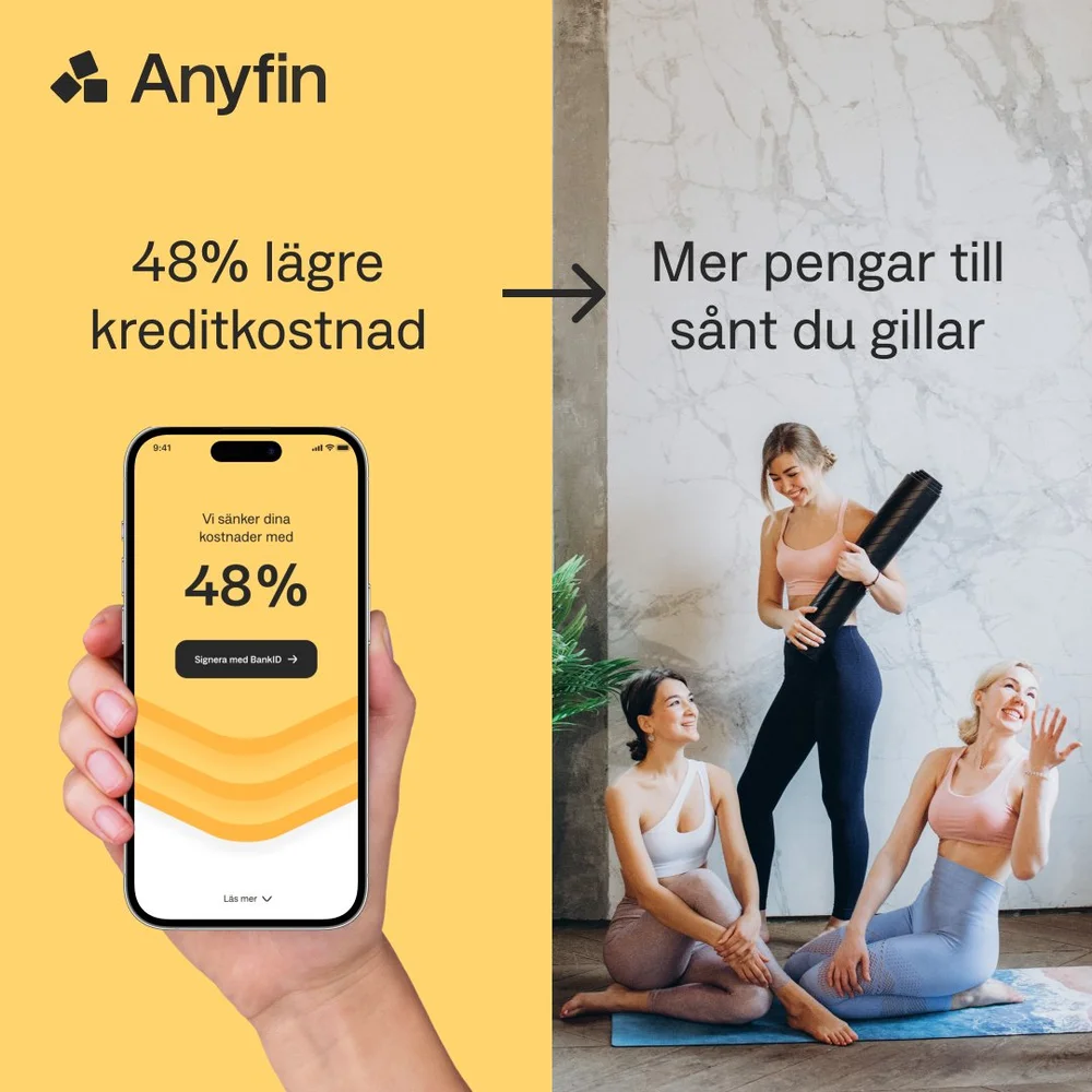 Anyfin social ad variant