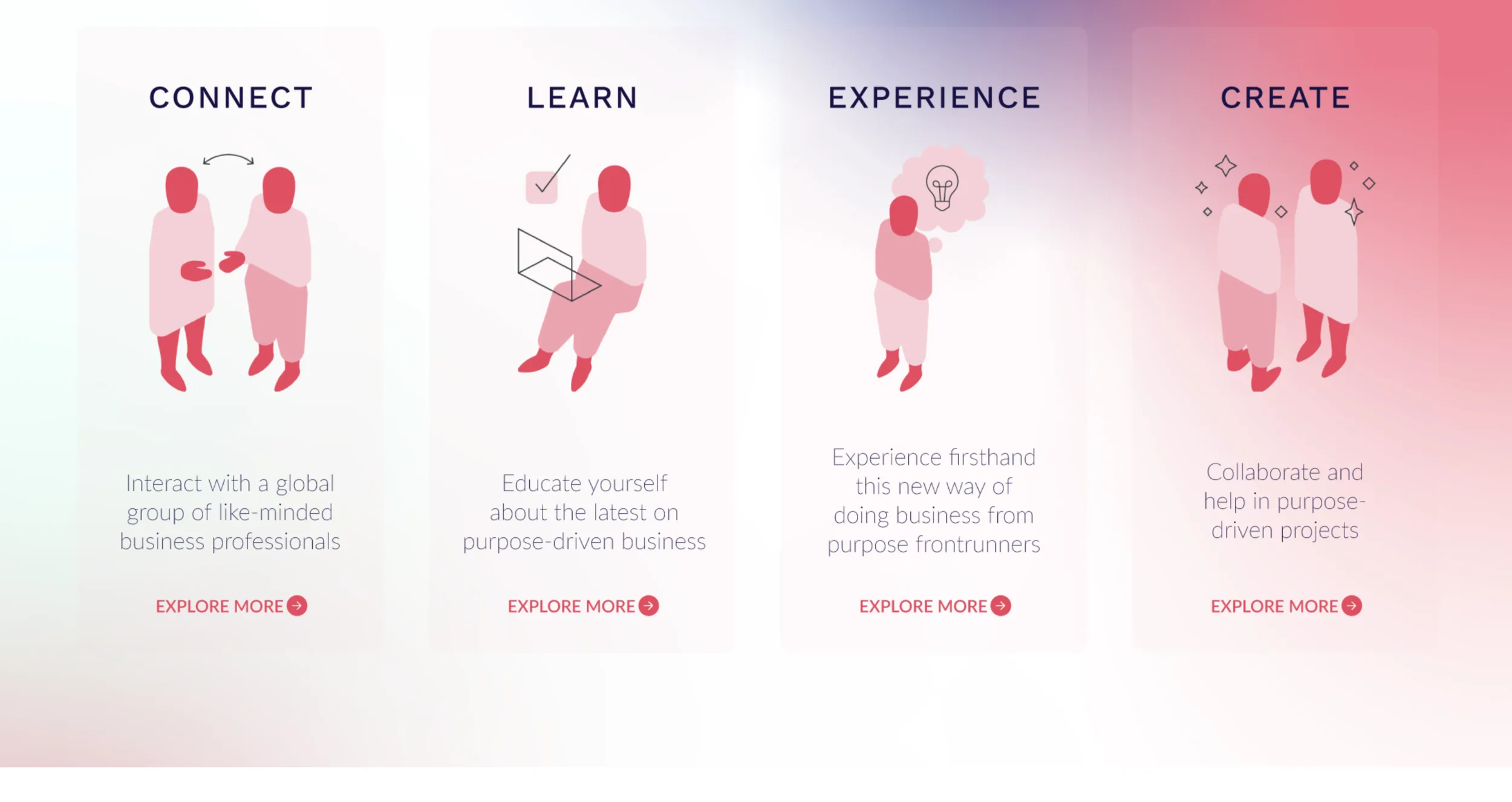 Business of Purpose illustrated community cards