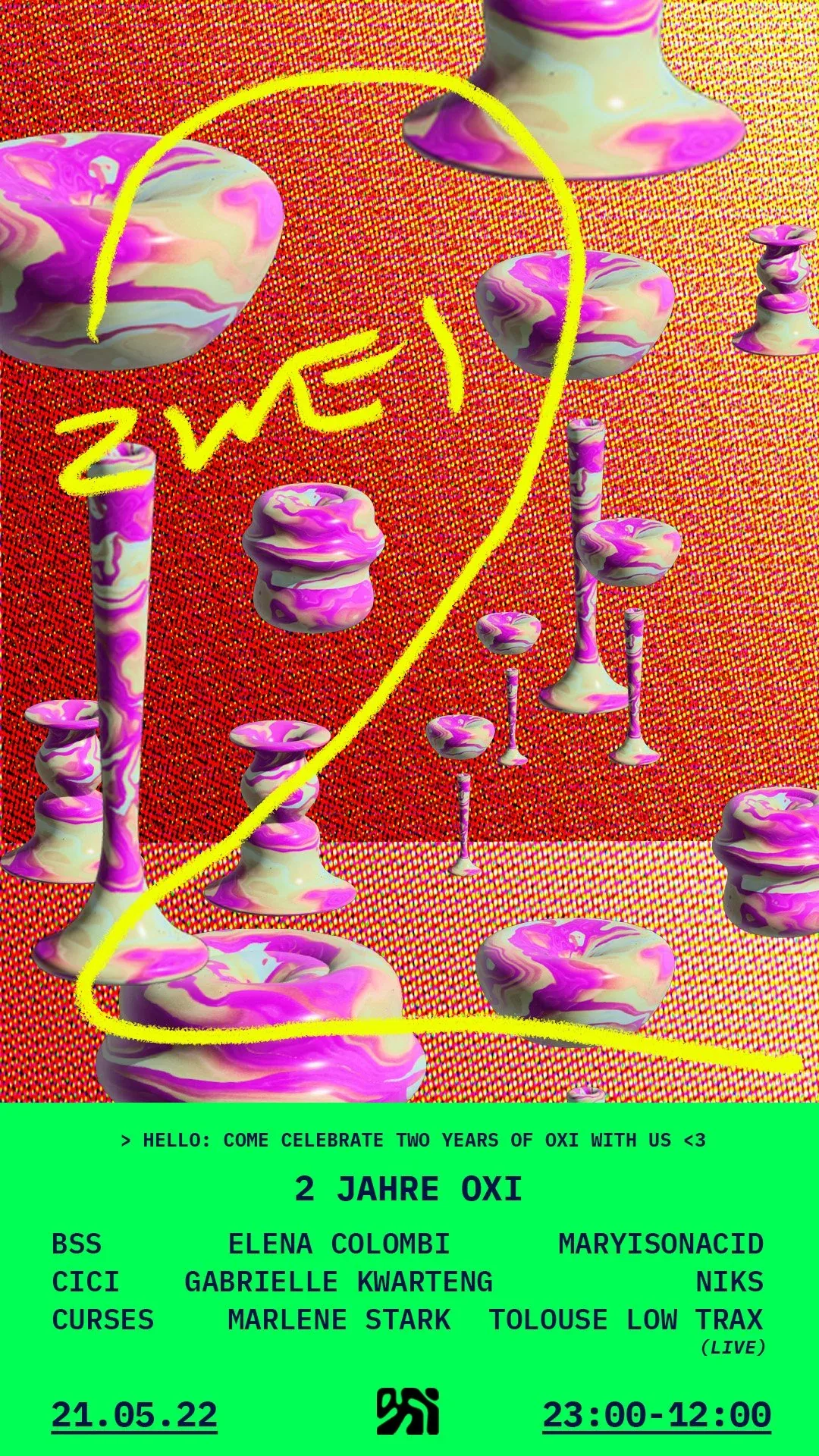OXI birthday poster
