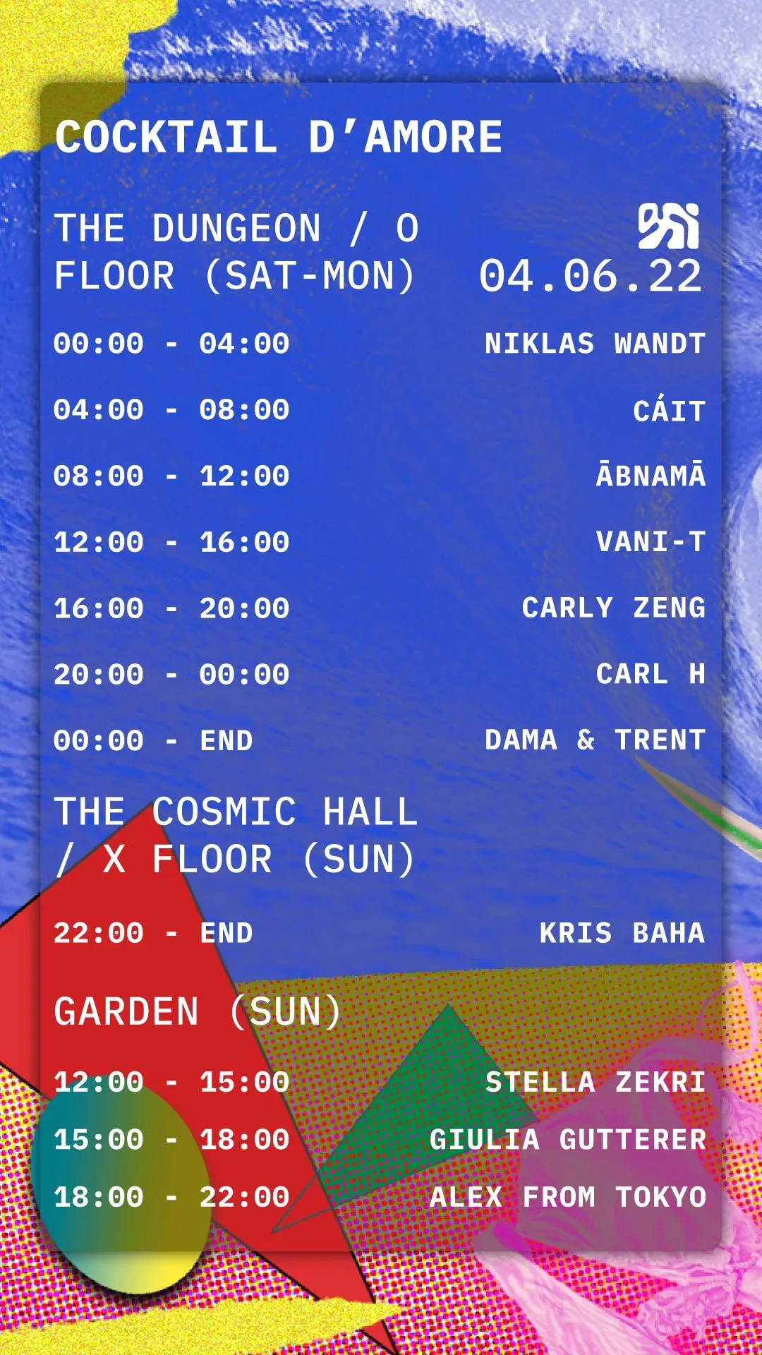 OXI cocktail lineup