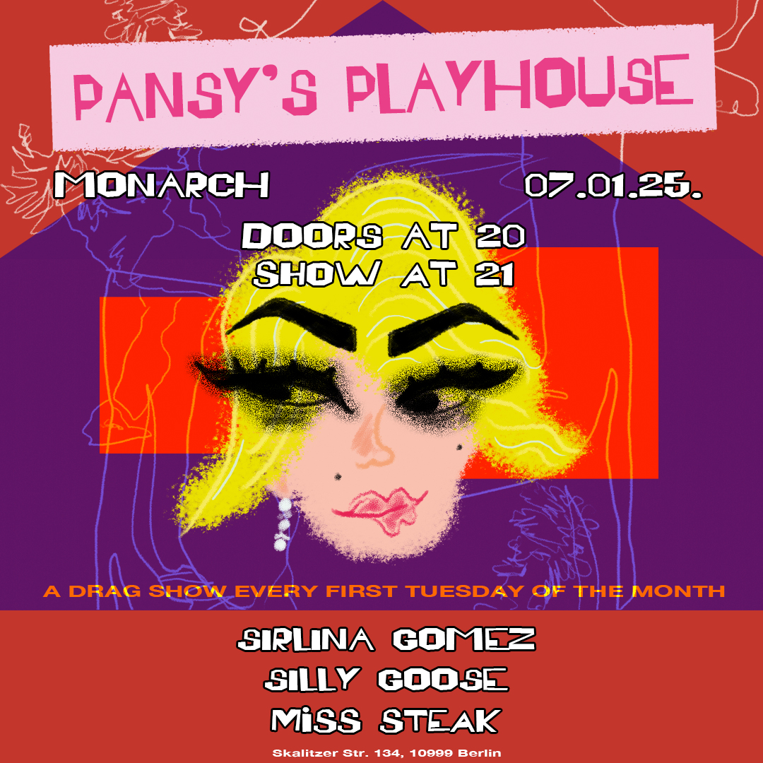 Pansy's Playhouse poster, grid format