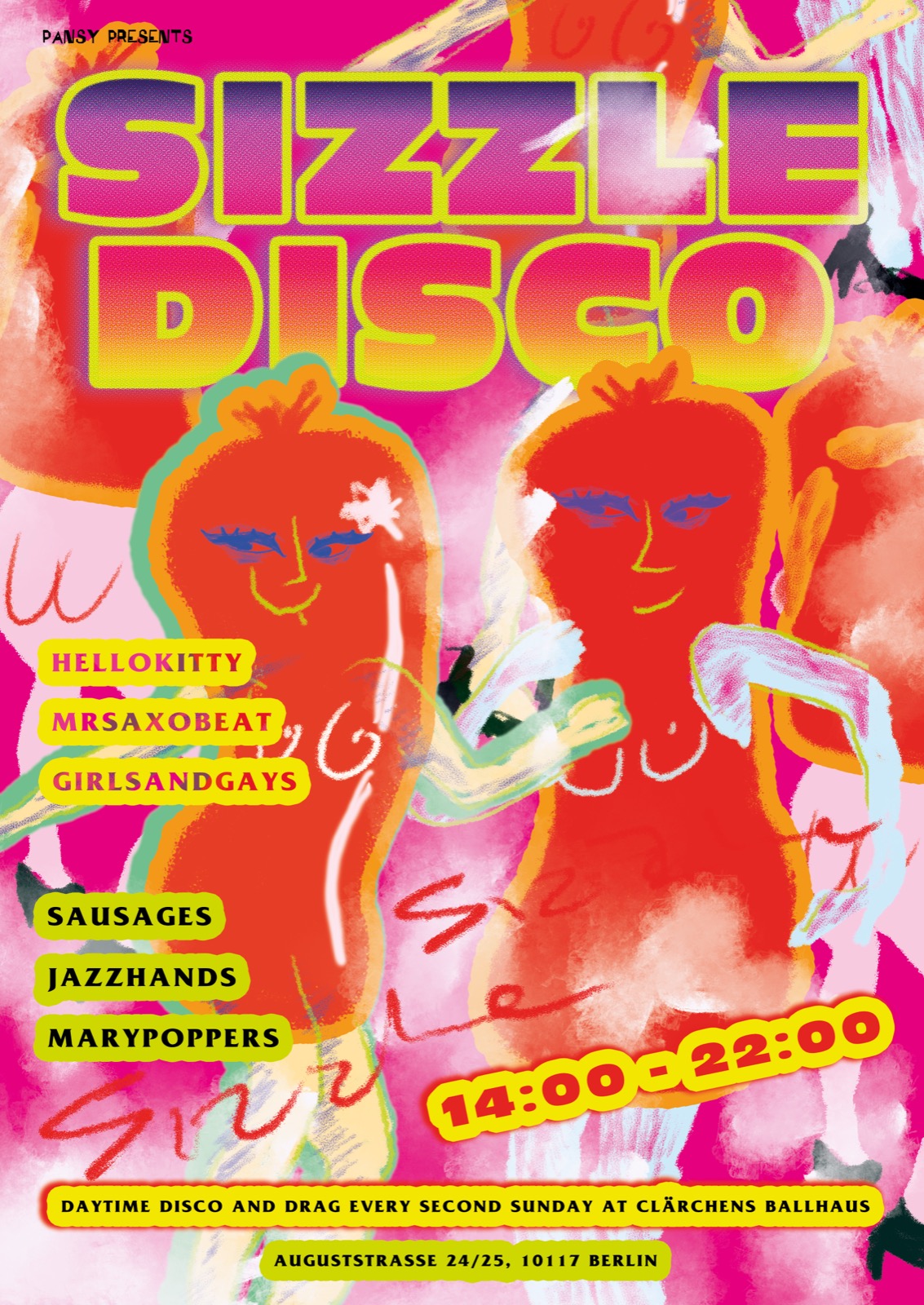 Sizzle Disco print poster
