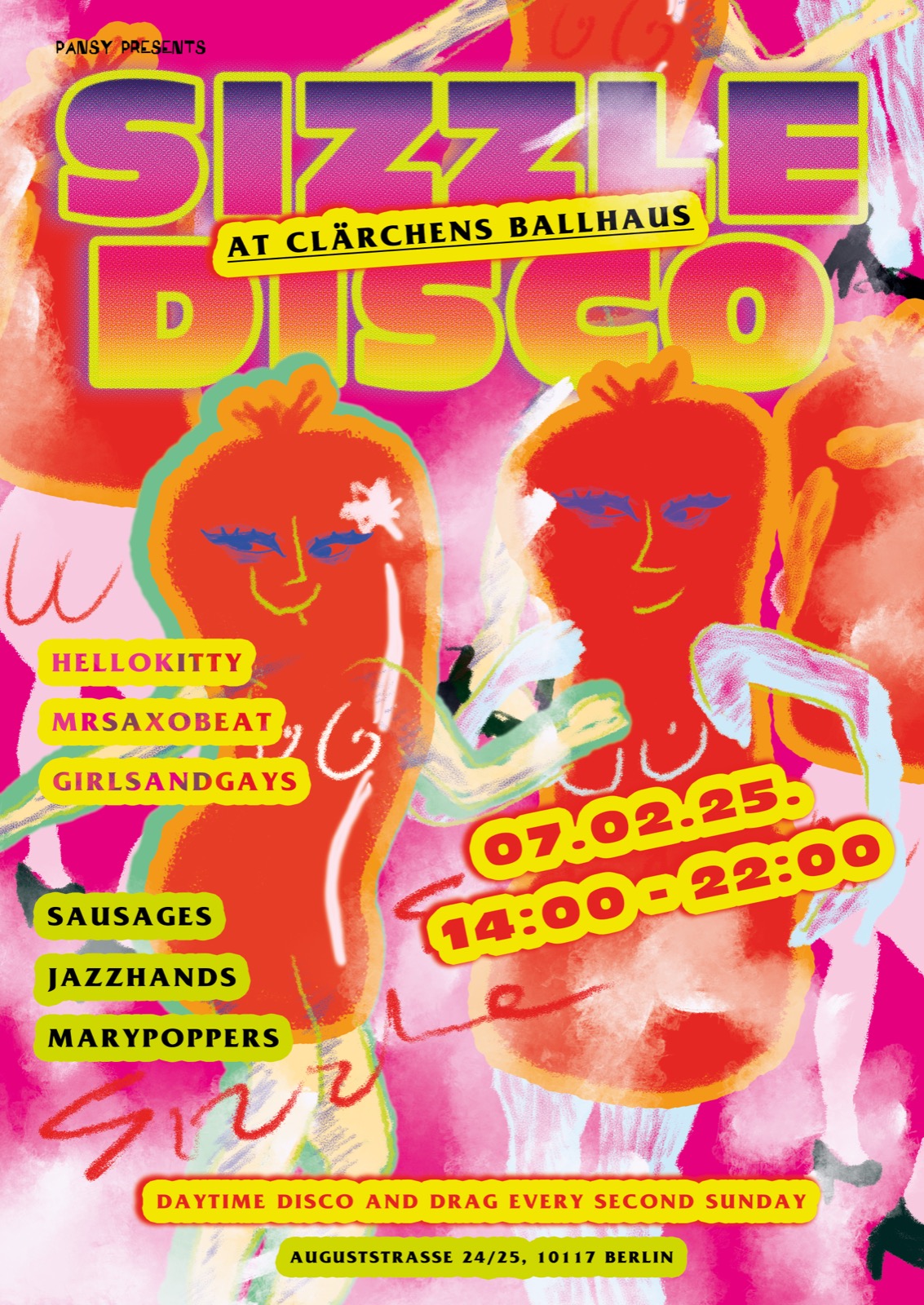 Sizzle Disco print poster