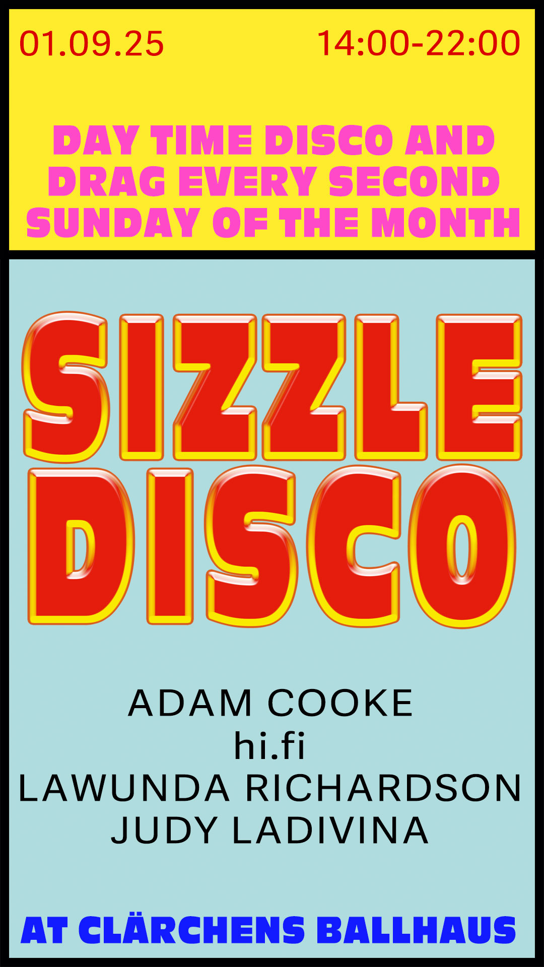 Sizzle Disco Instagram story, September