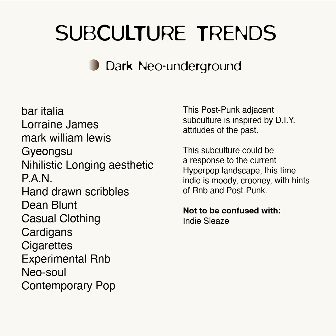 Subculture Trends part 2