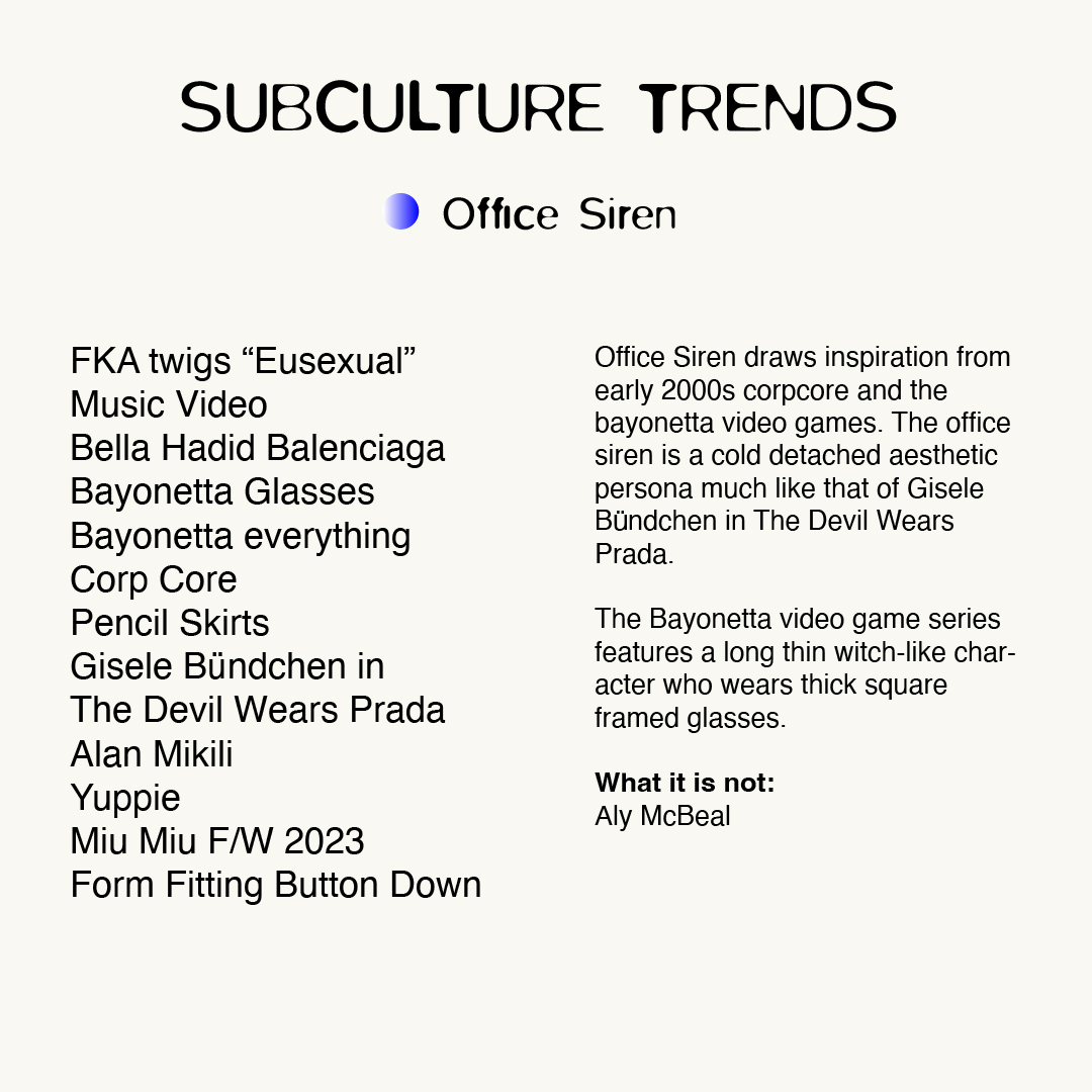 Subculture Trends part 2